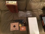 COLT PYTHON 357 MAGNUM, 4” BLUE, MFG. 1975, NEW, UNFIRED, UNTURNED, 100% COND. IN THE BOX - 2 of 7