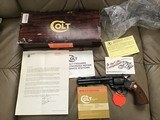 COLT DIAMONDBACK 22LR. 6" BLUE, NEW UNFIRED IN BOX - 1 of 4