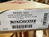WINCHESTER 9422 TRIBUTE SPECIAL, LEGACY, 22 MAGNUM, 22" BARREL, HAS HORSE RIDER ON RECEIVER, NEW UNFIRED, 100% COND. IN THE BOX - 11 of 11