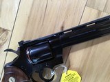 COLT PYTHON 357 MAGNUM, 6” BLUE, MFG. 1981, NEW, UNFIRED, 100% COND. IN THE BOX - 5 of 6