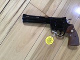 COLT PYTHON 357 MAGNUM, 6” BLUE, MFG. 1981, NEW, UNFIRED, 100% COND. IN THE BOX - 3 of 6