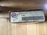 COLT PYTHON 357 MAGNUM, 6” BLUE, MFG. 1981, NEW, UNFIRED, 100% COND. IN THE BOX - 6 of 6