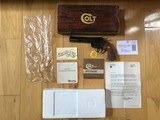 COLT PYTHON 357 MAGNUM, 6” BLUE, MFG. 1981, NEW, UNFIRED, 100% COND. IN THE BOX - 1 of 6