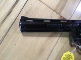 COLT PYTHON 357 MAGNUM, 6” BLUE, MFG. 1981, NEW, UNFIRED, 100% COND. IN THE BOX - 4 of 6