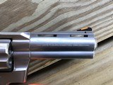 COLT PYTHON 357 MAGNUM, 4" STAINLESS, NEW UNFIRED, NO TURN LINE, 100% COND. IN THE COLT PICTURE BOX - 5 of 7