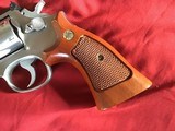 SMITH & WESSON 66-1, 357 MAGNUM, 6" BARREL, STAINLESS, NEW UNFIRED, UNTURNED, 100% COND. IN THE BOX - 4 of 7