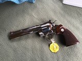 COLT PYTHON 357 MAGNUM, 6" BRIGHT NICKEL, NEW UNFIRED, UNTURNED, 100% COND. IN THE BOX - 3 of 4