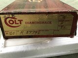 COLT DIAMONDBACK 22 LR., 6” BLUE, NEW UNFIRED, UNTURNED, IN FACTORY COSMOLINE, MFG. 1979 IN THE BOX - 4 of 4