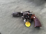 COLT PYTHON 357 MAGNUM, 4" BRIGHT NICKEL, NEW UNFIRED, UNTURNED 100% COND. IN THE BOXC - 5 of 6