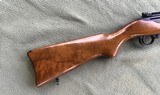 RUGER 44 MAGNUM AUTO, FACTORY PEEP SITE MODEL, NICEST WOOD I EVER SEEN ON A 44 AUTO RUGER, HAS LOTS OF FIGURE, GUN IS EXCELLENT COND. - 9 of 12