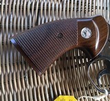 COLT PYTHON 357 MAGNUM, 6" BRIGHT NICKEL, MFG. 1977, NEW UNFIRED, UNTURNED 100% COND. IN THE BOX - 4 of 8