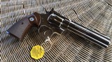 COLT PYTHON 357 MAGNUM, 6" BRIGHT NICKEL, MFG. 1977, NEW UNFIRED, UNTURNED 100% COND. IN THE BOX - 2 of 8