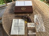 COLT PYTHON 357 MAGNUM, 6" BRIGHT NICKEL, MFG. 1977, NEW UNFIRED, UNTURNED 100% COND. IN THE BOX - 1 of 8