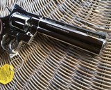 COLT PYTHON 357 MAGNUM, 6" BRIGHT NICKEL, MFG. 1977, NEW UNFIRED, UNTURNED 100% COND. IN THE BOX - 6 of 8