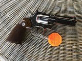 COLT PYTHON 357 MAGNUM 4" BRIGHT NICKEL, MFG. 1981, LIKE NEW IN THE BOX - 2 of 4