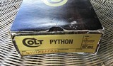 COLT PYTHON 357 MAGNUM 4" BRIGHT NICKEL, MFG. 1981, LIKE NEW IN THE BOX - 4 of 4
