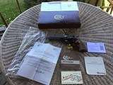 COLT PYTHON 357 MAGNUM 6" BLUE, MFG. 1980, NEW UNFIRED, 100% COND. IN THE BOX - 1 of 8