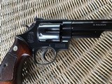 SMITH & WESSON 41 MAGNUM, MODEL 57-1, 8 3/8" BARREL, BLUE, AS NEW COND. IN S&W WOOD PRESENTATION CASE - 7 of 10