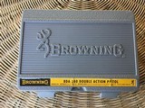 BROWNING BDA 380 CAL. BRIGHT NICKEL, NEW UNFIRED, 100% COND. IN THE BOX THESE ARE 13 SHOT - 3 of 4
