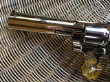 COLT PYTHON 357 MAGNUM, 6" BRIGHT NICKEL, NEW UNFIRED, UNTURNED, 100% COND. MFG. 1977, IN THE BOX - 7 of 8