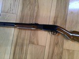 BROWNING TROMBONE, MFG. IN BELGIUM, 22 LR. PUMP, BLUEING 99%, WOOD HAS SOME HANDLING MARKS - 5 of 8