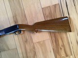 BROWNING TROMBONE, MFG. IN BELGIUM, 22 LR. PUMP, BLUEING 99%, WOOD HAS SOME HANDLING MARKS - 6 of 8