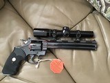 COLT PYTHON 357 MAGNUM ( TEN POINTER ) ONLY 250 MADE, NEW UNFIRED 100% COND. IN THE HALIBURTON CASE COLT PACKED THEM IN - 3 of 4