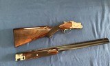 BROWNING SUPERPOSED 28 GA. POINTER GRADE, 26 1/2" SKEET & SKEET, MFG. 1962, ROUND KNOB, LONG TANG, SIGNED BY THE ENGRAVER MARCIAL ON BOTH SIDES. - 2 of 7