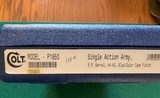 COLT SINGLE ACTION ARMY 44-40 CAL. 5 1/2” ROYAL BLUE & CASE COLOR, NEW UNFIRED,UNTURNED 100% COND. IN THE BOX - 5 of 5