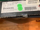 BROWNING BL-22, 22 LR., “AMERICAN FOREST ALAMO” COMMERATIVE, 24” HEX BARREL, NEW IN THE BOX WITH OWNERS MANUAL, ETC. - 8 of 8
