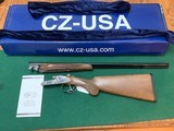 CZ, 410 GA., “ RINGNECK” CASE COLOR RECEIVER, 26” BARREL, NEW IN BOX - 1 of 6