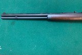 WINCHESTER 94, 357 MAGNUM CAL., CASE COLORED RECEIVER, 20” HEX BARREL, CRESCENT BUTT PLATE, TANG SAFETY, 99% COND. - 4 of 5