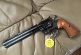 COLT PYTHON 357 MAGNUM, 8” BLUE, MFG. 1980, AS NEW IN BOX, COMES WITH OWNERS MANUAL, HANG TAG, COLT LETTER. ETC. - 2 of 4