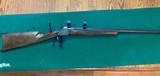 BROWNING 1885 HIGH WALL, 38-55 CAL., WITH BROWNING REAR APERTURE SIGHT 98% COND. - 1 of 6