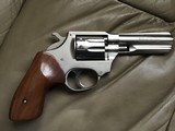 HIGH STANDARD SENTINEL MK l, 22 LR. 4” BARREL, IN RARE FACTORY NICKEL,99% COND. - 2 of 2