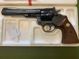 COLT TROOPER MARK III, 357 MAGNUM, 6” BLUE, 99% COND. IN THE BOX WITH OWNERS MANUAL - 2 of 4