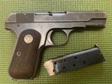 COLT 1903, 32 AUTO, SERIAL # 4481497, ORIGINAL MAG., MECHANICALLY FINE - 3 of 4