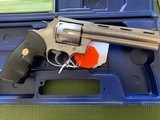 COLT ANACONDA 44 MAGNUM, 6” STAINLESS, NEW UNFIRED, UNTURNED IN THE BOX - 3 of 5