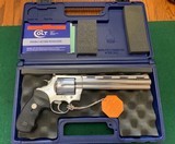 COLT ANACONDA 44 MAGNUM, 8” FACTORY PORTED, NEW UNFIRED, UNTURNED IN THE BOX - 1 of 5