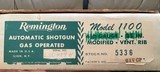 REMINGTON 1100, 410 GA., 25” MOD., 3” CHAMBER, VENT RIB, NEW UNFIRED, 100% COND. IN THE REMINGTON DUPONT BOX - 3 of 5