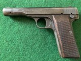BROWNING FN, 1922, 32 AUTO, HOLSTER SN. MATCHES GUN SN., SOLID MECHANICAL COND. WITH THINNING BLUE, COMES WITH 2 MAG’S - 2 of 7