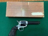 COLT FRONTIER SCOUT 22 LR. 4 3/4” DUOTONE FINISH, EXC.COND. IN THE BOX - 1 of 6