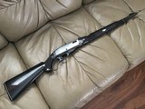 REMINGTON NYLON 76 LEVER ACTION “RARE BLACK STOCK WITH BLUE RECEIVER” EXC. COND. - 1 of 8