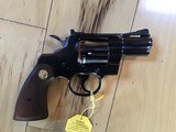 COLT PYTHON 357 MAGNUM, 2 1/2” BLUE, MFG. 1973, NEW, APPEARS UNFIRED AFTER LEAVING THE FACTORY, 100% COND. IN THE BOX - 3 of 6