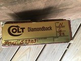 COLT DIAMONBACK 22LR., 6” BRIGHT NICKEL, NEW UNFIRED, NO TURN LINE, 100% COND. IN THE BOX - 6 of 6