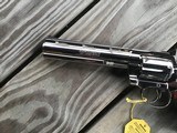 COLT DIAMONBACK 22LR., 6” BRIGHT NICKEL, NEW UNFIRED, NO TURN LINE, 100% COND. IN THE BOX - 5 of 6