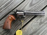 COLT DIAMONBACK 22LR., 6” BRIGHT NICKEL, NEW UNFIRED, NO TURN LINE, 100% COND. IN THE BOX - 3 of 6