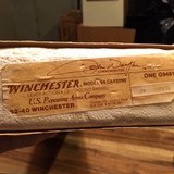 WINCHESTER 94 JOHN WAYNE 32-40 CAL. 18 1/2”BARREL, LARGE LOOP LEVER, NEW UNFIRED, 100% COND. IN THE BOX WITH OWNERS MANUAL, HANG TAG,
ETC. - 2 of 13