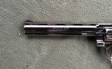 COLT PYTHON 357 MAGNUM WITH EXTREMELY RARE 8” BARREL IN BRIGHT NICKEL, MFG. 1981, APPEARS UNFIRED AFTER LEAVING THE FACTOR,100% COND. IN THE BOX - 7 of 8