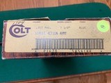 COLT SINGLE ACTION 357 MAGNUM, 7 1/2” BARREL, CASE COLOR,
NEW UNFIRED IN THE BOX - 5 of 5